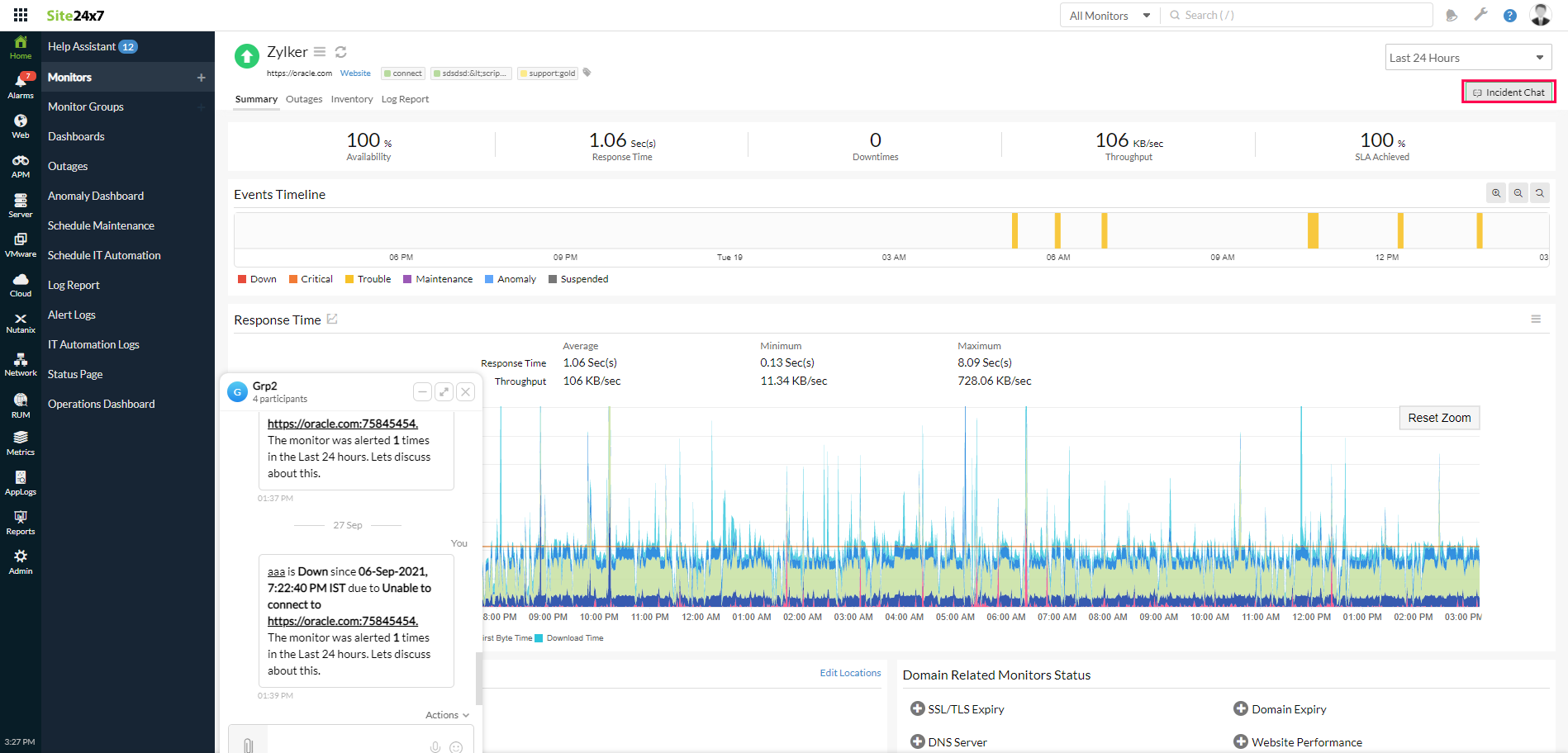 cliq-monitor-incident-chat