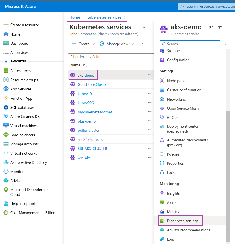 aks Kubernetes 服务