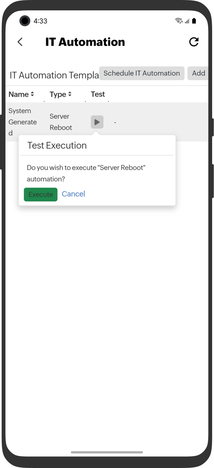 IT Automation Test Execution IT 自动化测试执行