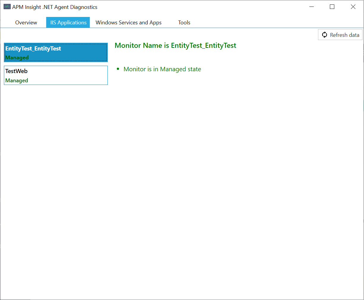 apm-health-monitor-iis IIS 应用程序