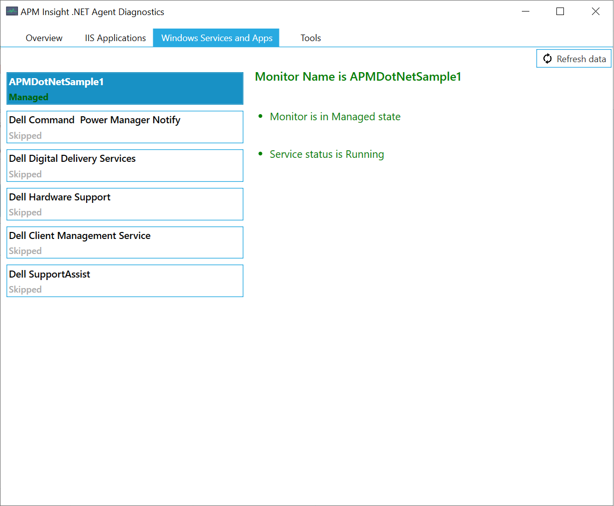 apm-health-monitor-windows-services Windows 服务与应用程序