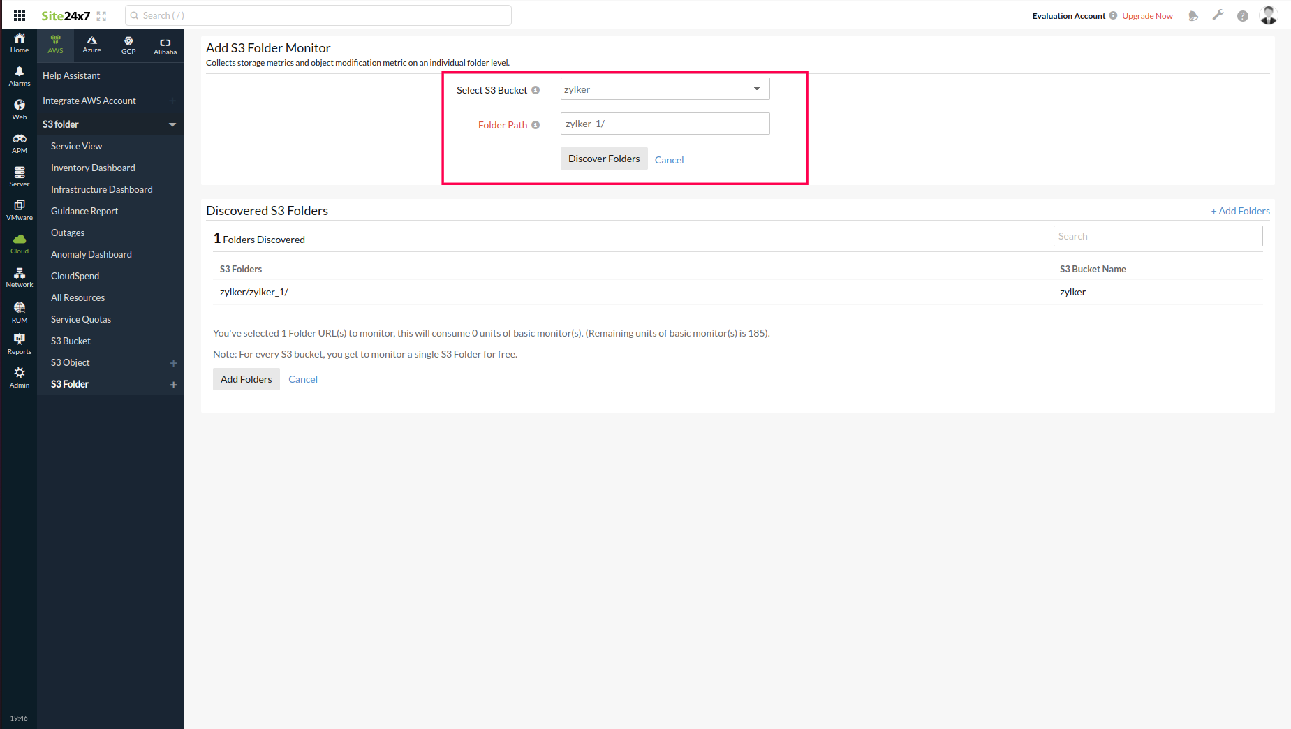 aws-add-folder S3 文件夹