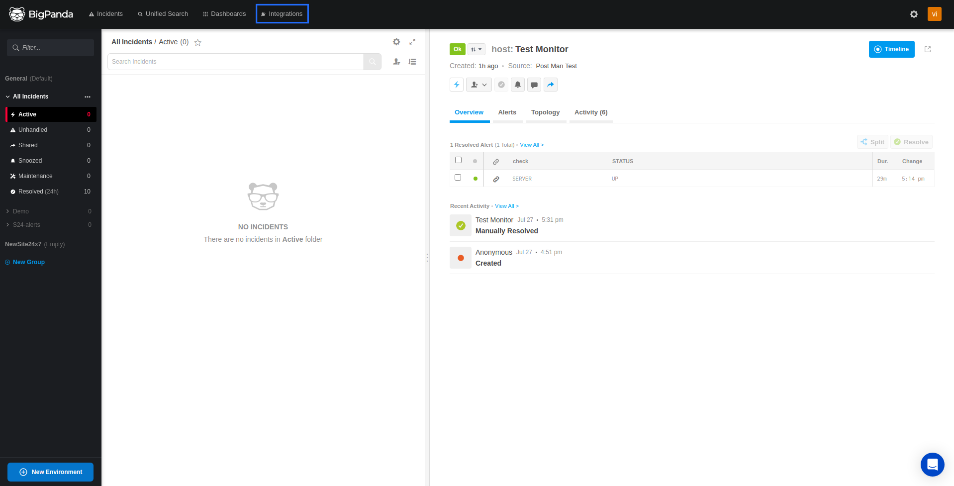 bigpanda-dashboard BigPanda 仪表板
