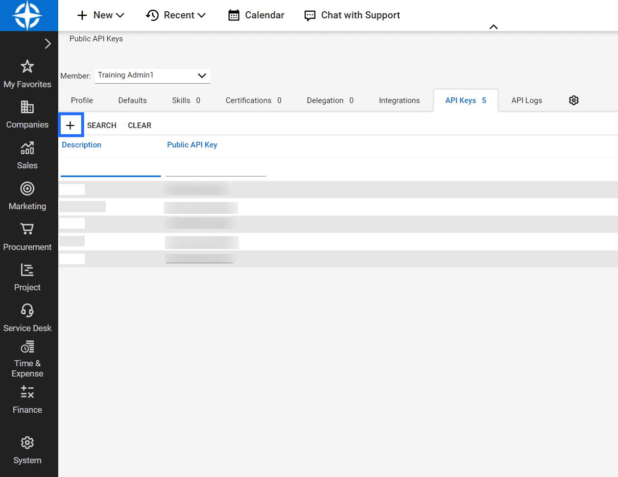 connectwise api keys ConnectWise API 密钥