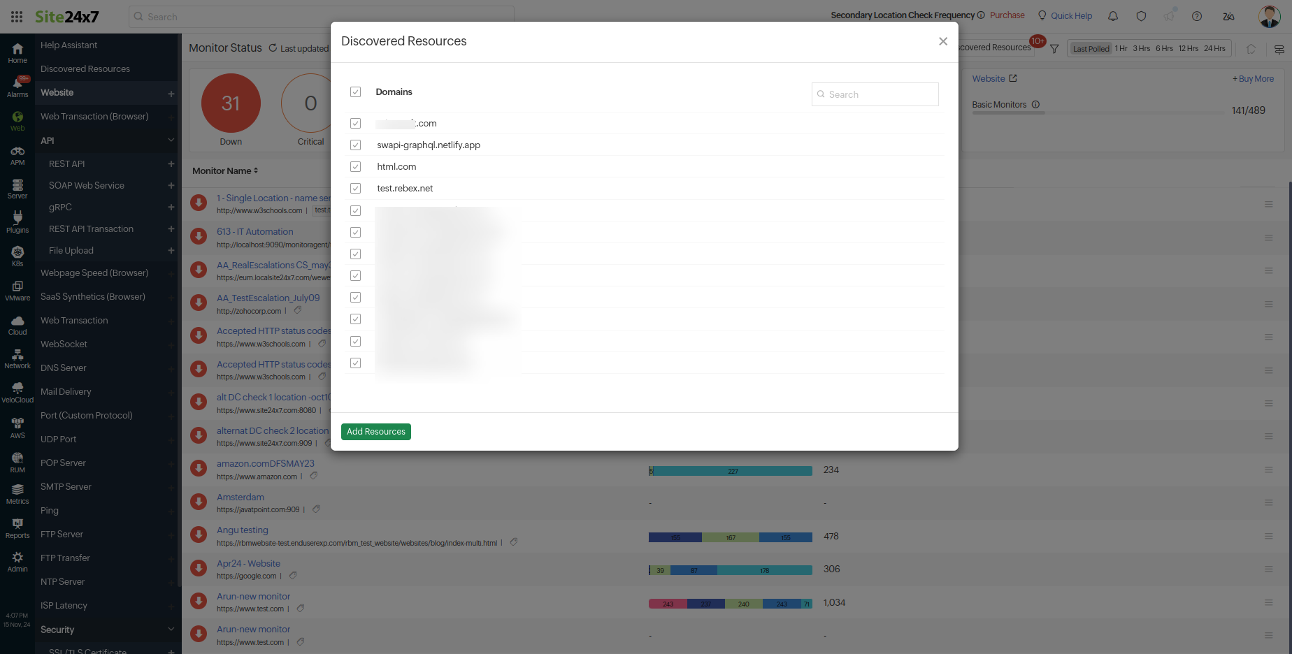 Discovered Resource - Monitor Summary 已发现的资源 - 监视器摘要