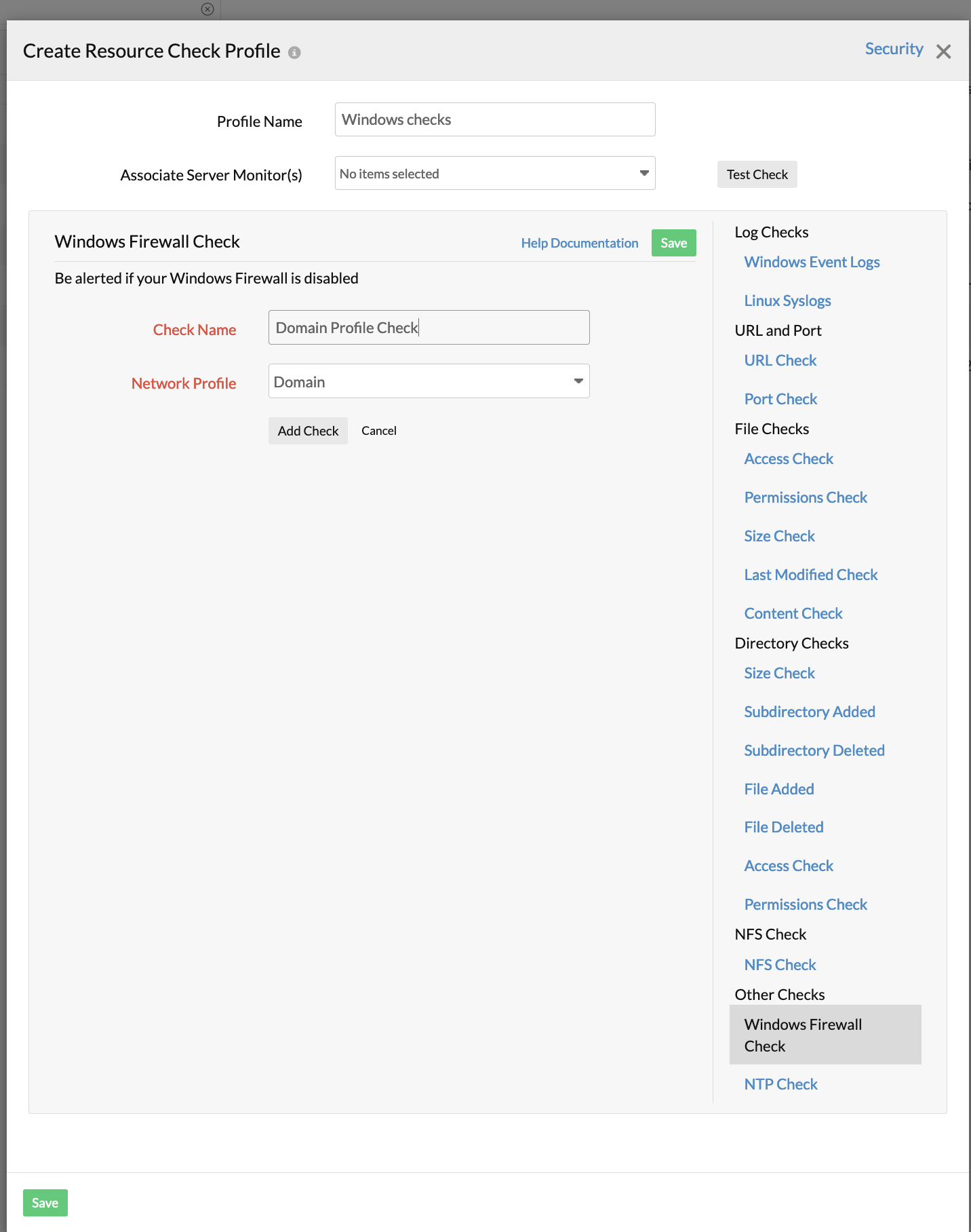 firewall-check Windows 防火墙检查