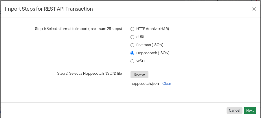 Hoppscotch 的导入步骤