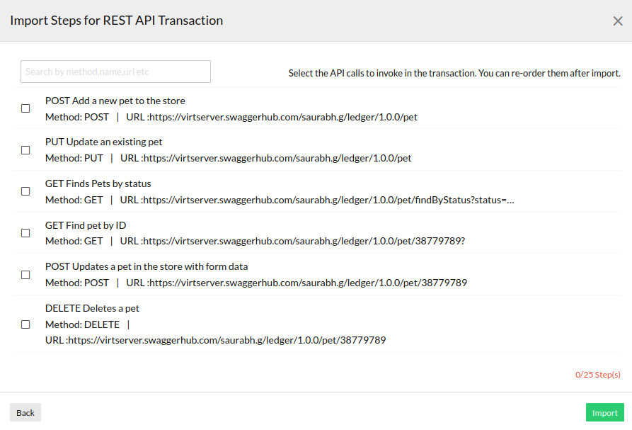 使用 Postman JSON 导入 REST API 事务步骤