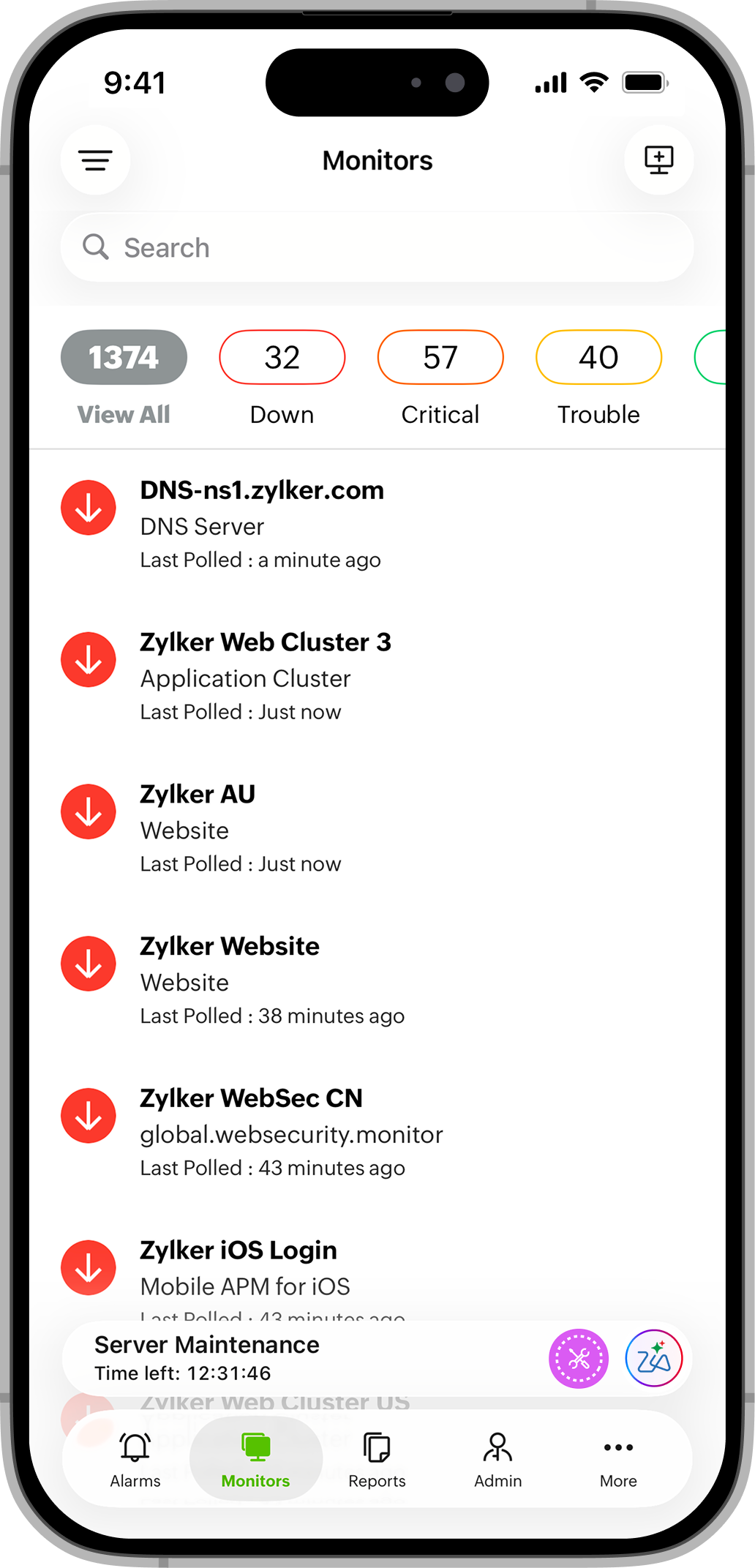 Monitors - iOS 监视器 - iOS