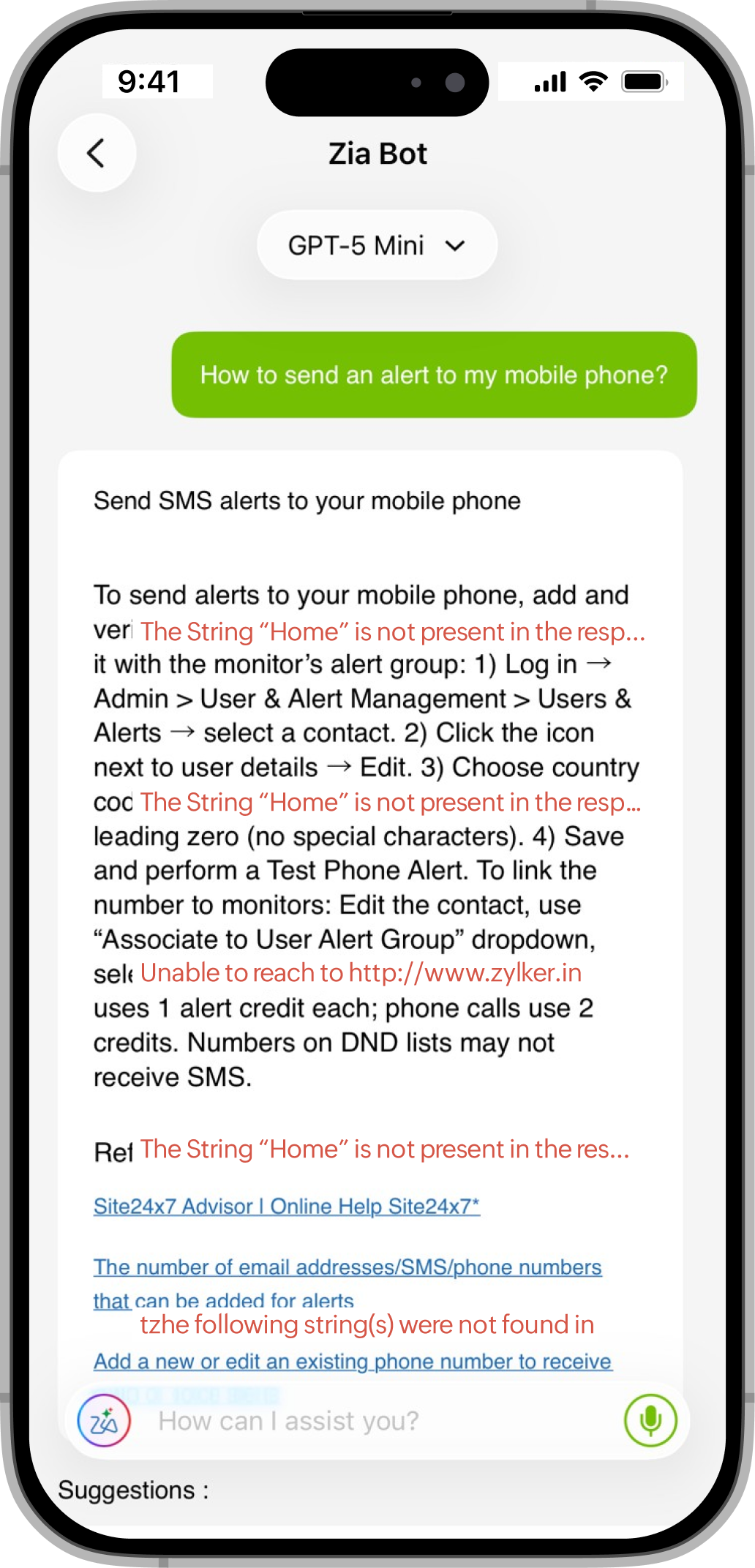 iOS Zia query screen iOS Zia 查询界面