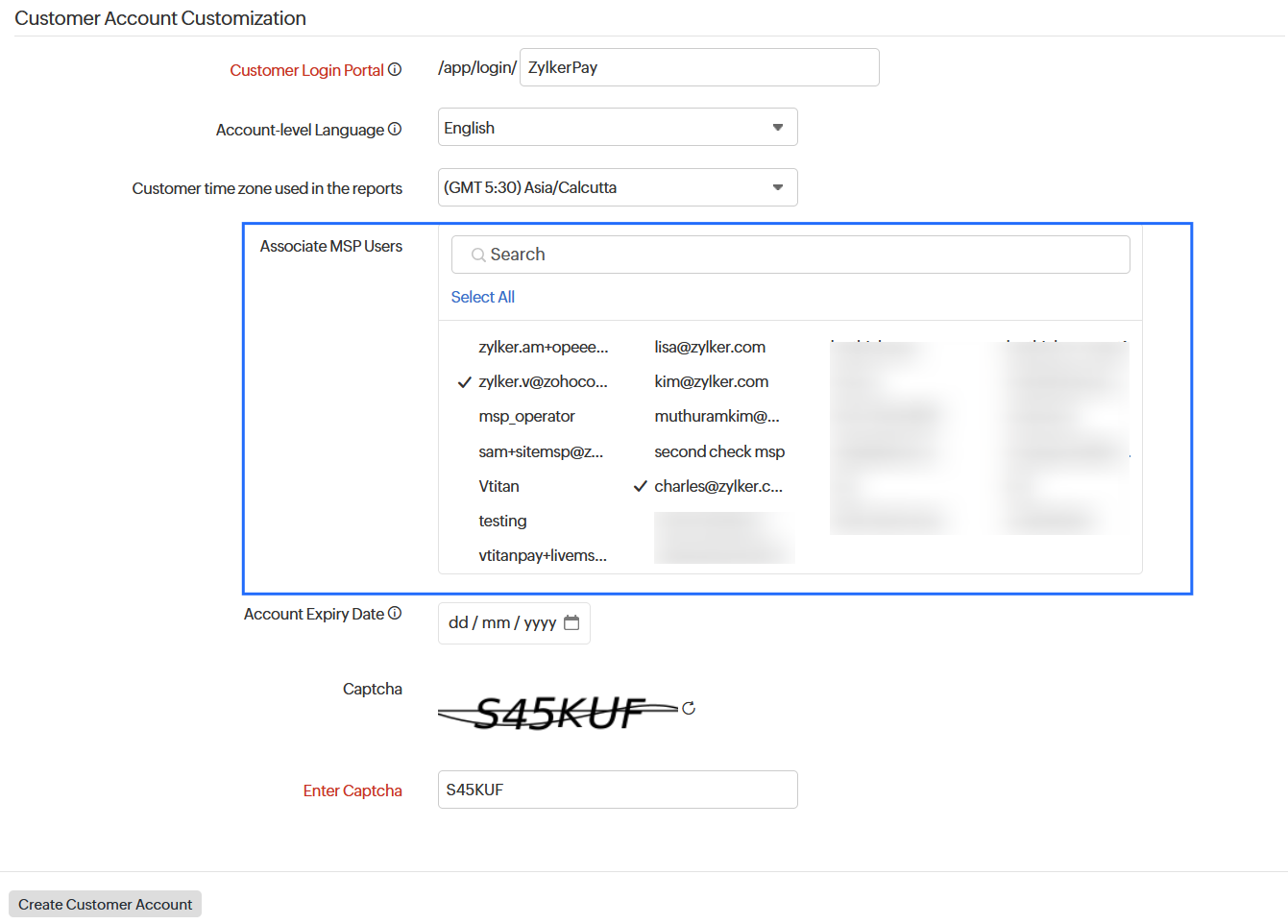 Associate MSP User image 关联 MSP 用户
