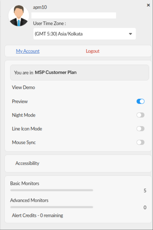 MFA My Accounts MFA 我的账户