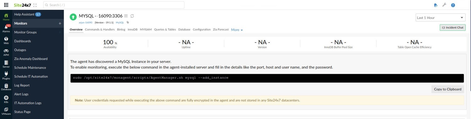 mysql-sample-monitor MySQL 监视器示例