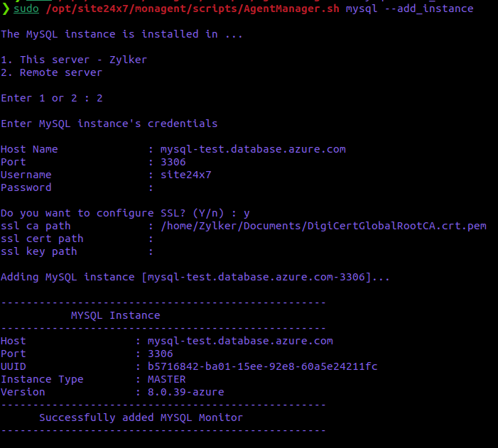 MySQL SSL Configuration MySQL SSL 配置