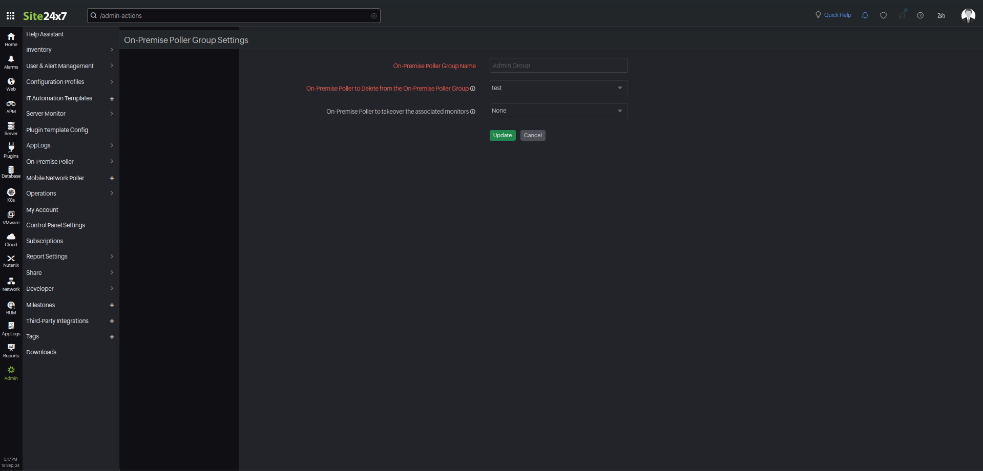 on-premise-poller-group-removal-settings 移除本地轮询器组设置