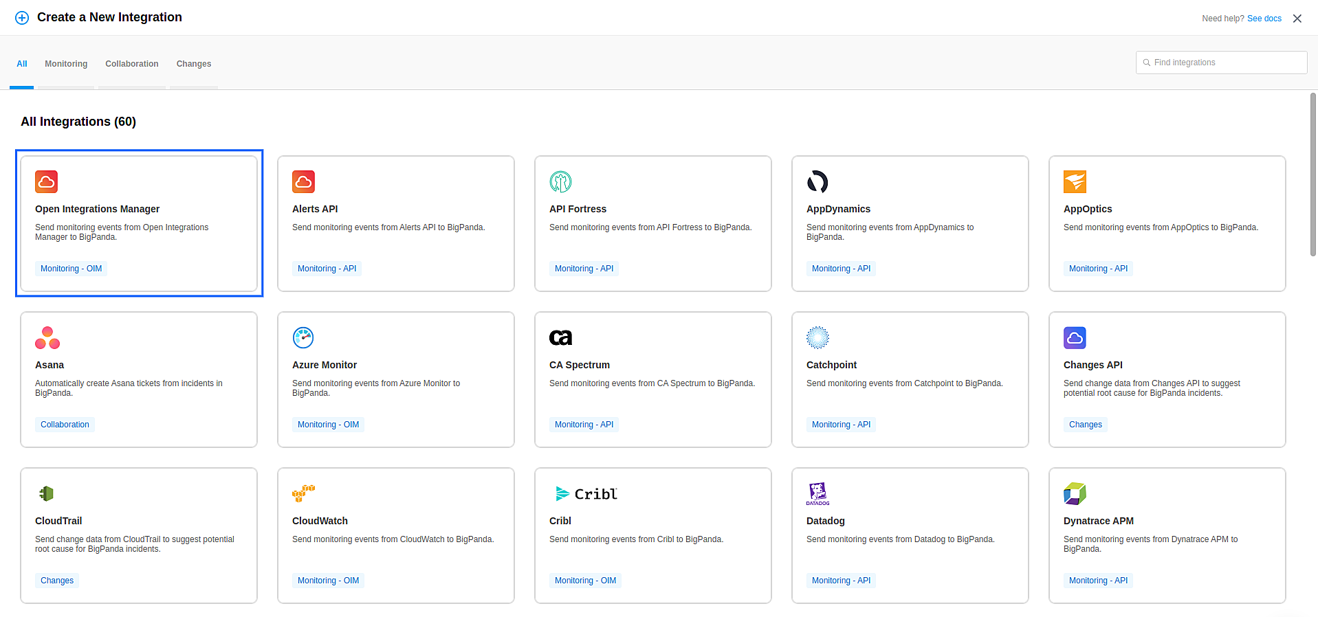open-interations-manager Open integrations manager