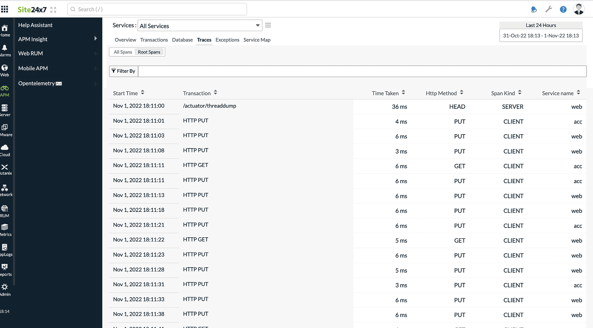 otel-traces-tab OpenTelemetry 的追踪选项卡
