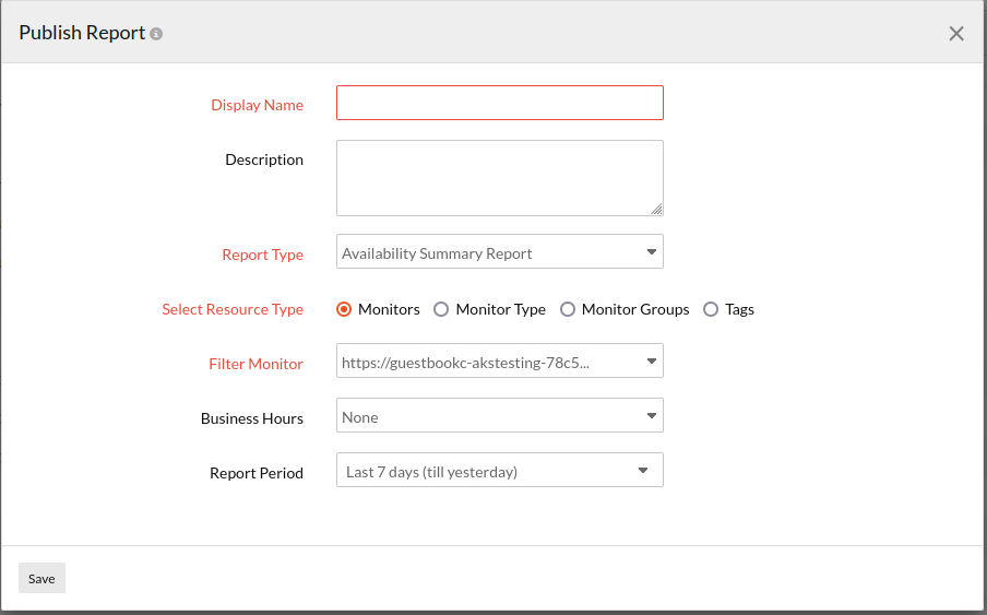 publish-availability-summary-report