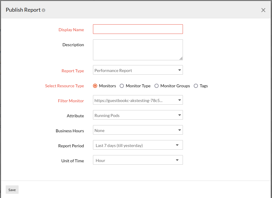publish-performance-report