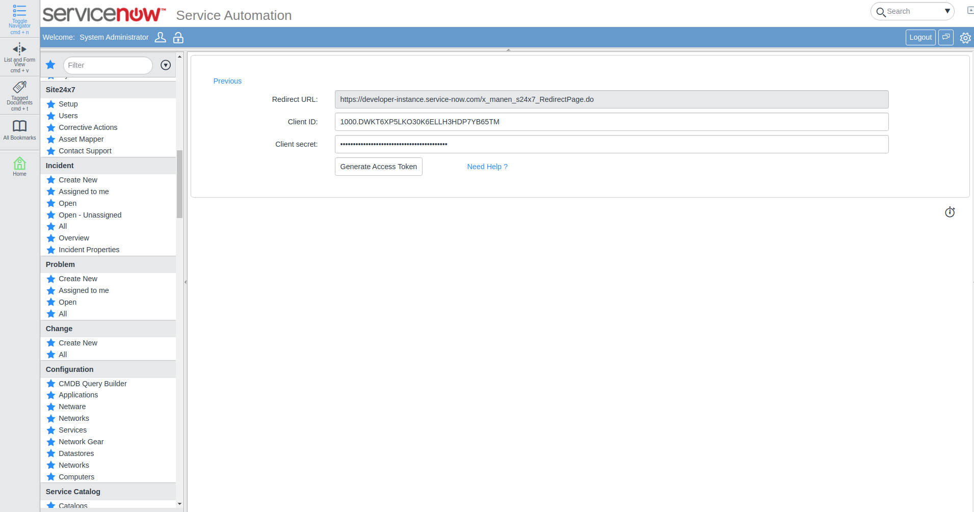 servicenow-access ServiceNow 访问页面
