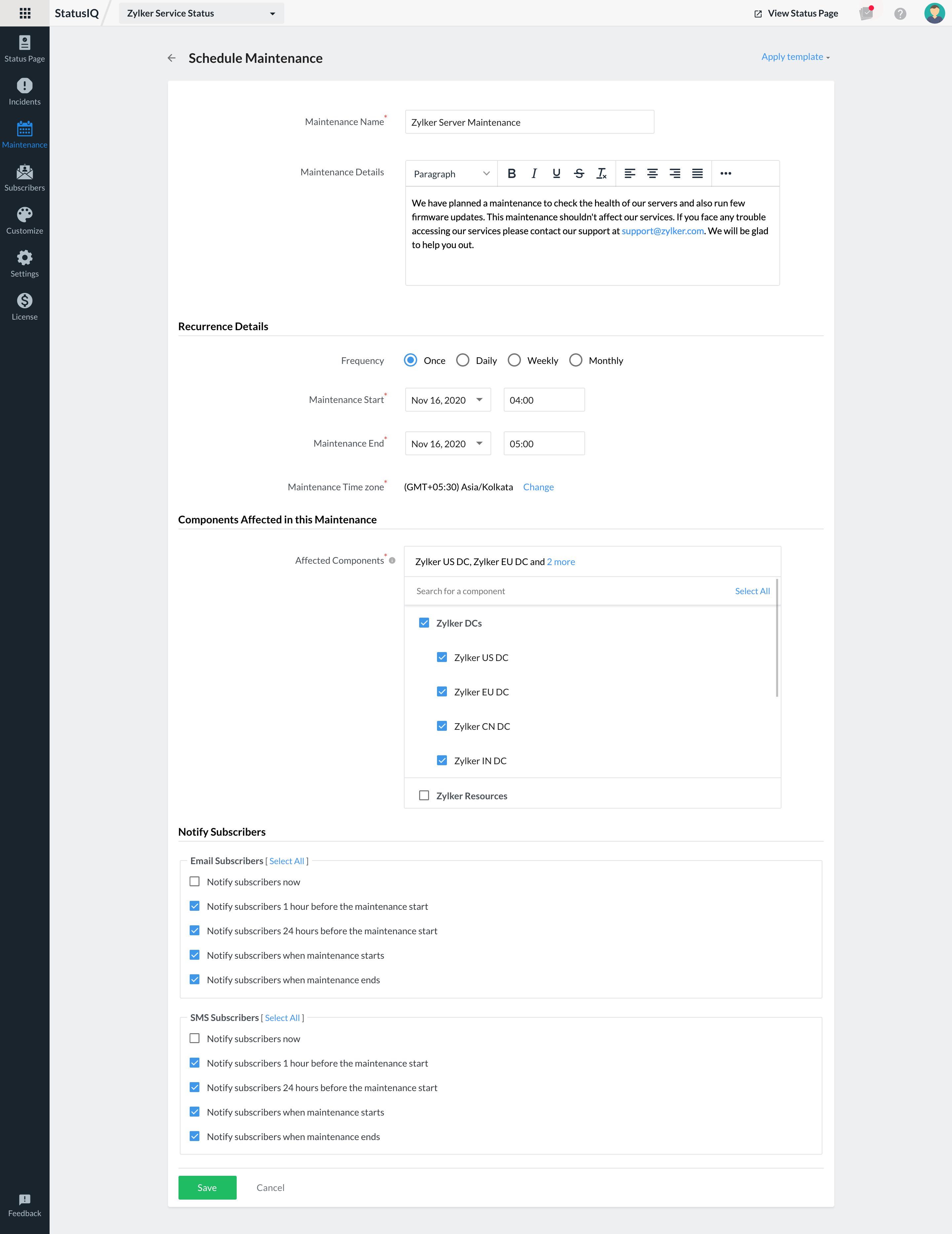 add-maintenance 了解如何添加计划维护
