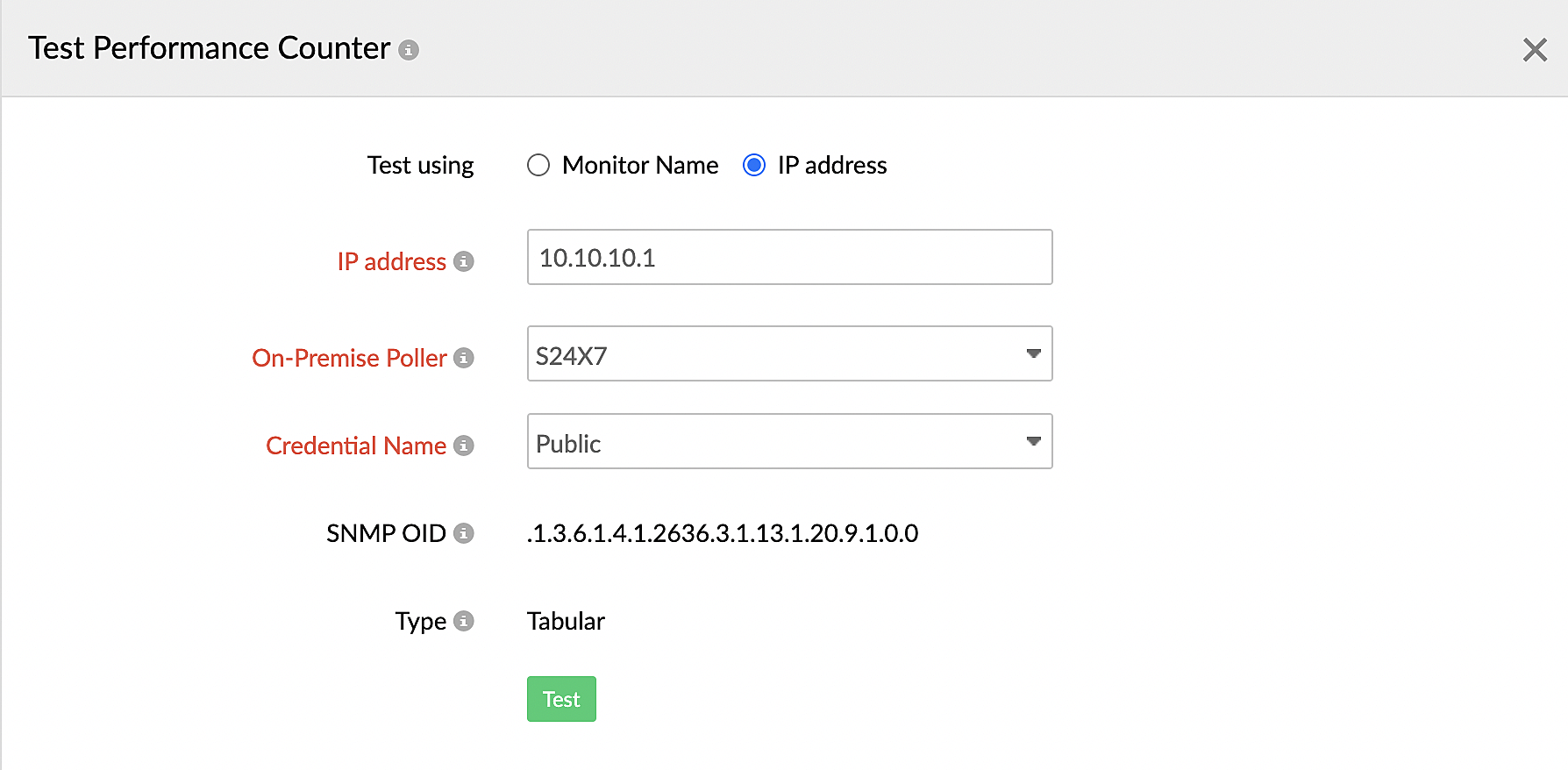 testing-perf-counter-ip 通过 IP 地址测试性能计数器