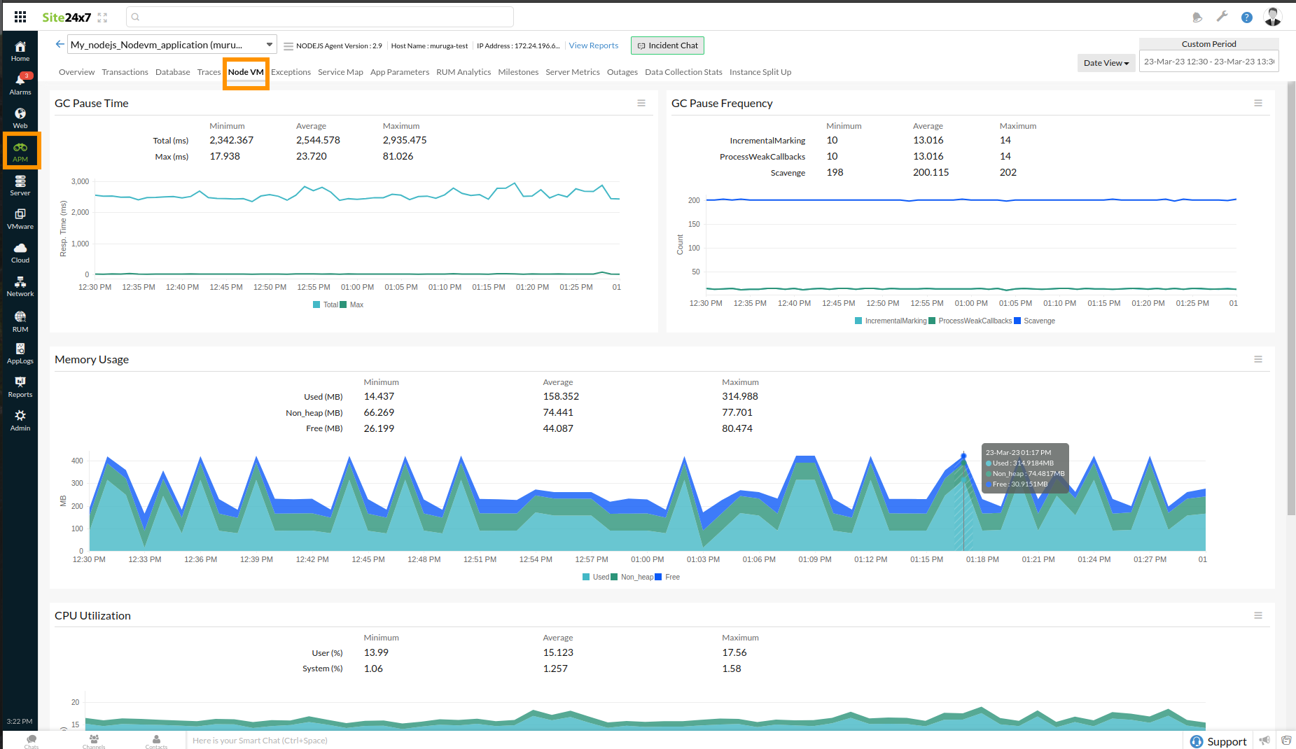 view-nvm-metrics 查看 NodeVM 指标