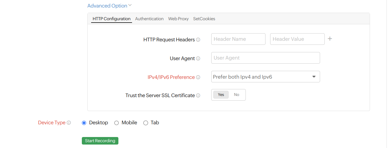 Web 事务 HTTP 配置 Web 事务 HTTP 配置图片